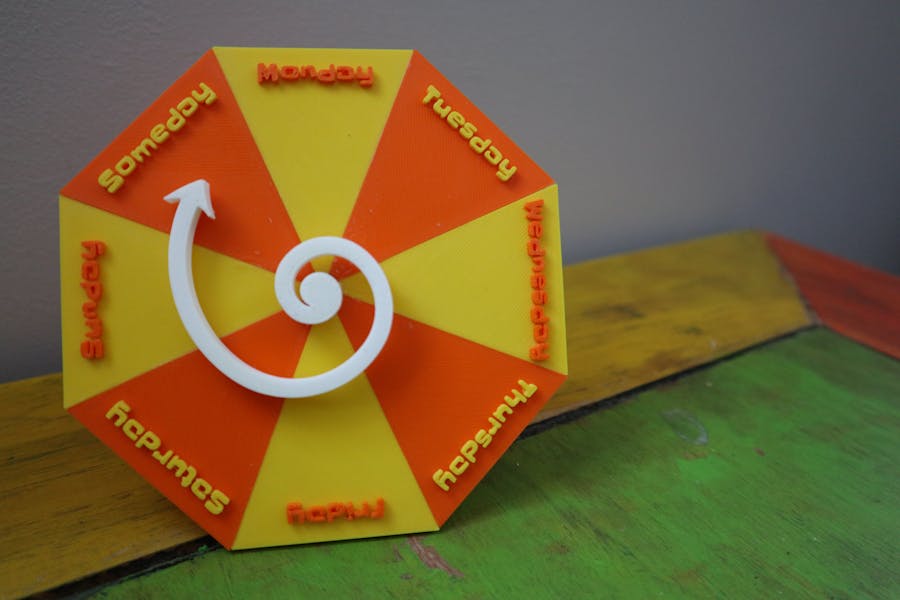 Delightfully Delirious Day Clock