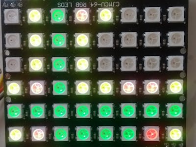 Arduino Game - Minesweeper with 8x8 Neomatrix
