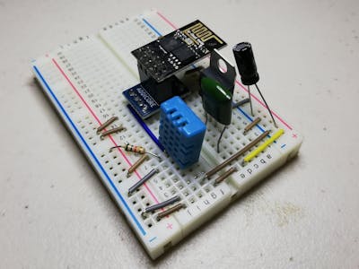 Simplest IoT Temperature and Humidity Meter