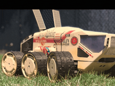 Mars Rover controlled by Arduino-Design-3DPrint-Built_Part1
