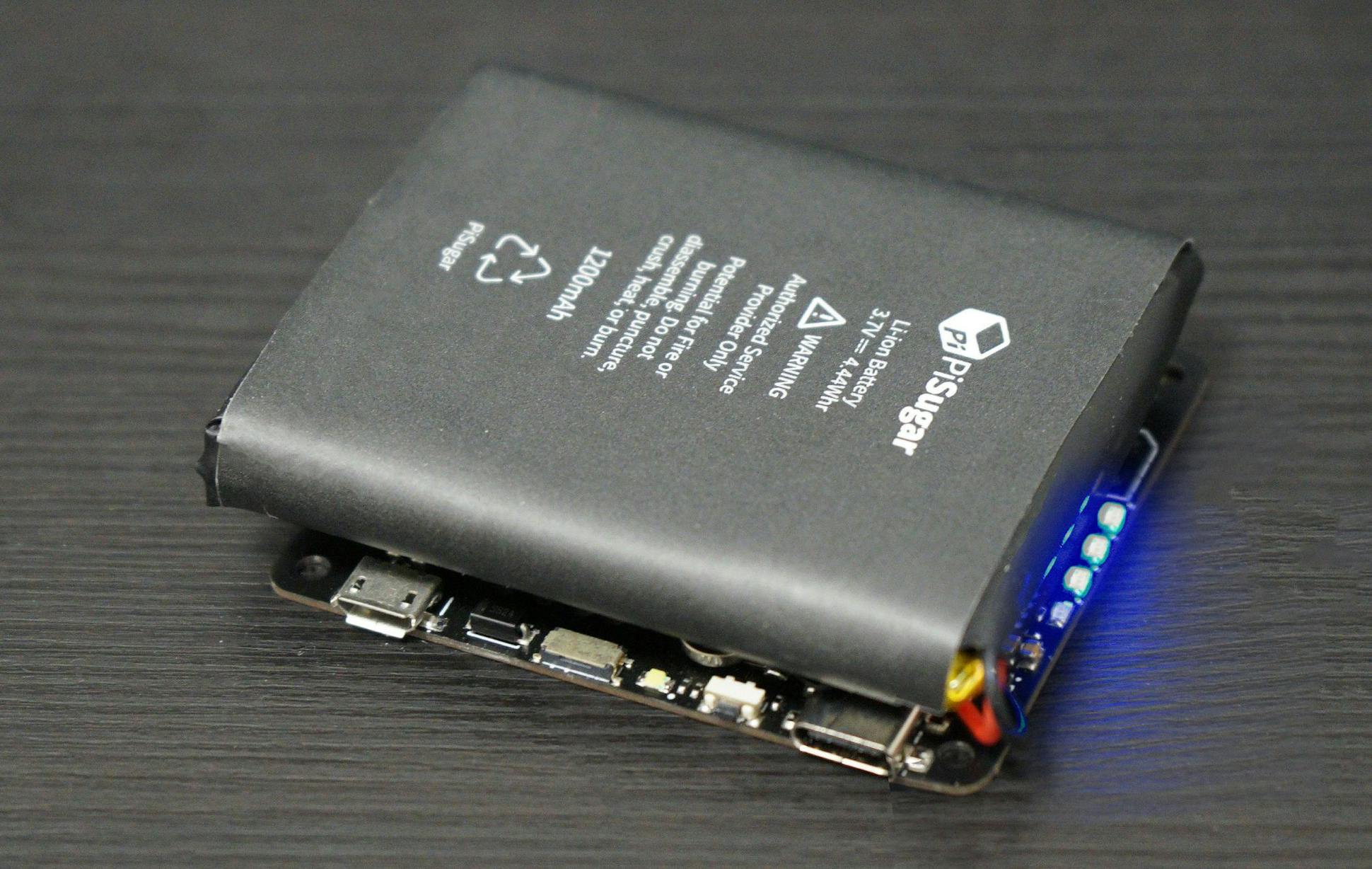 Pisugar2 Plus Portable 5000 mAh UPS Lithium Battery Power Module Platform  for Every Raspberry Pi 3B/3B+/4B Model Accessories handhold(Not Include