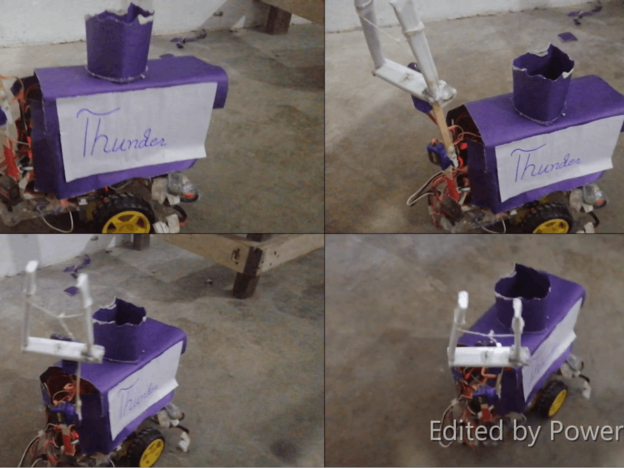 Pick and drop Robot using Arduino and Bluetooth module