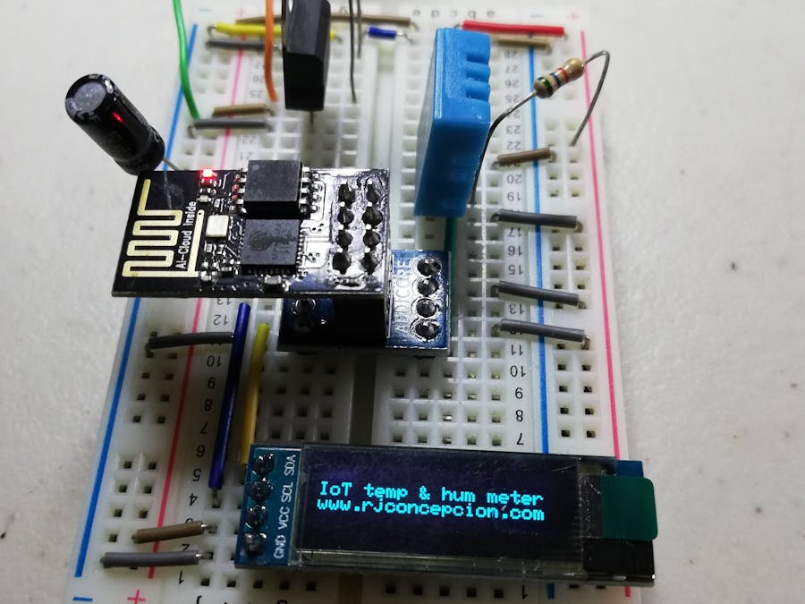 IoT Arduino Wireless Temperature Humidity sensor 