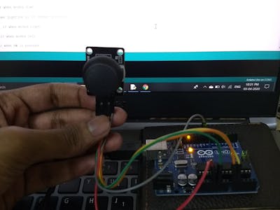Joystick controlled mouse