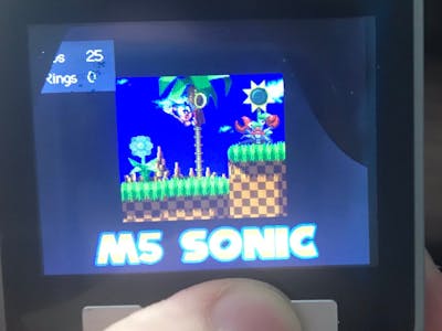 M5Stack Sonic the Hedgehog Port
