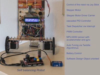 Two wheeled self balancing robot (redesign)