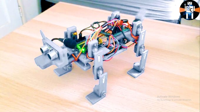 Arduino Robot Dog Testing/ Arduino/ #Smartcreativity Circuit Diagram