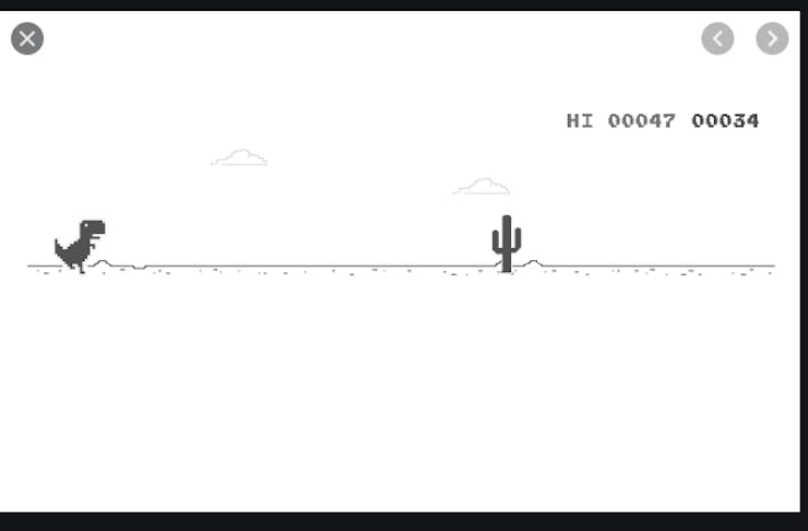 On the Chrome Dino games Google has added mini games related to I