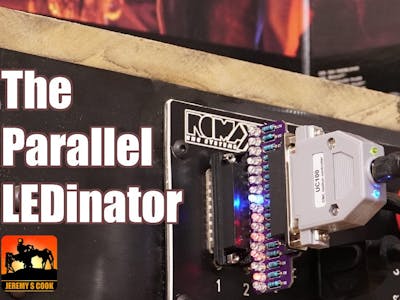 Parallel LEDinator DB25 Diagnostic Tool