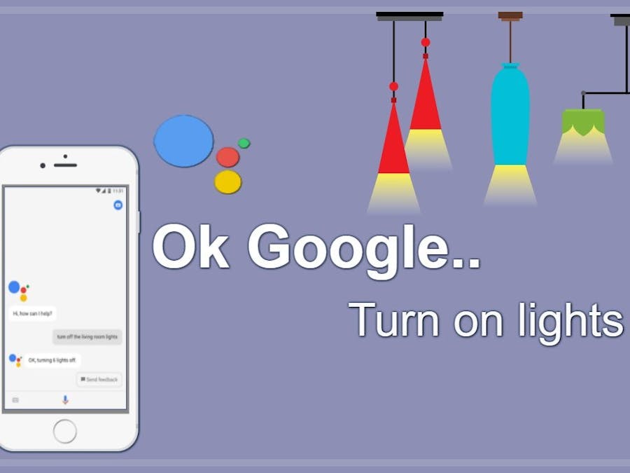 Controlling Led using voice
