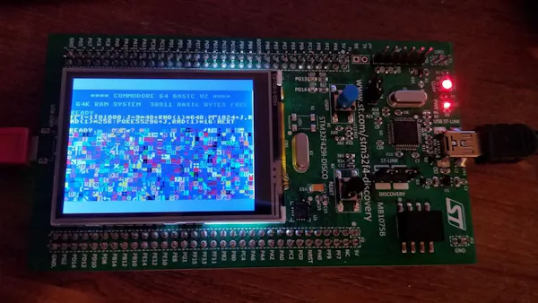 Emulating A Commodore 64 On An STM32F429 Discovery Board Hackster io