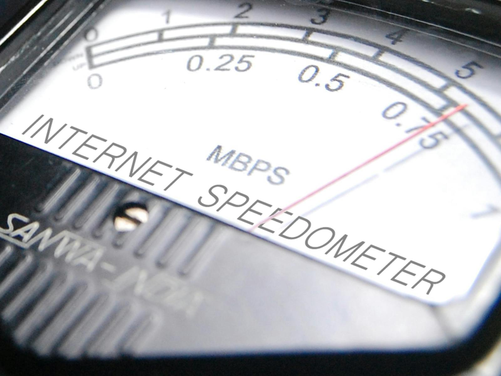 internet connection speedometer test