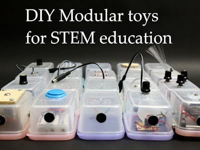 Diy modular toy for stem education