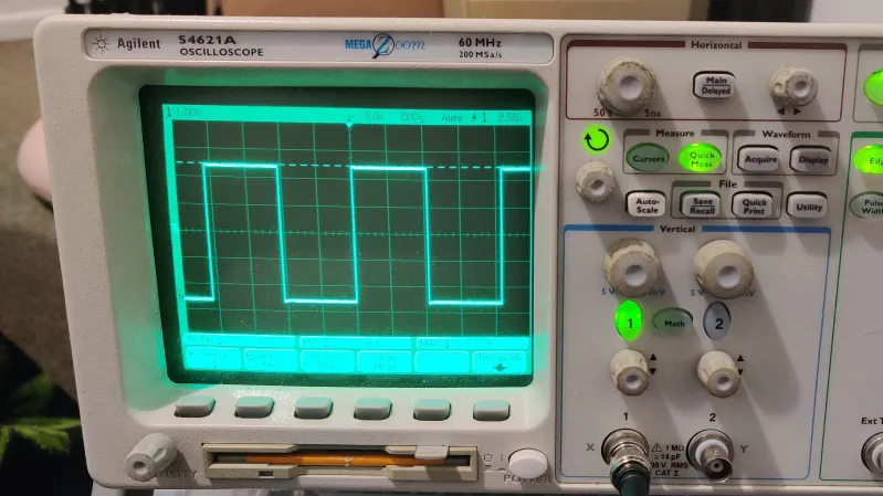 Read Data From an Old Agilent 54621A Oscilloscope via RS232 Port