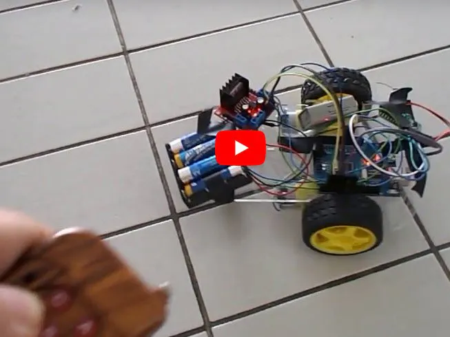 VISUINO Smart Robot Car 315mhz Remote Control Module XD-YK04 - Hackster.io