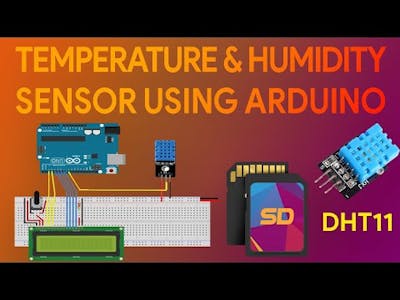Dht11 temperature and humidity sensor using arduino in 2020
