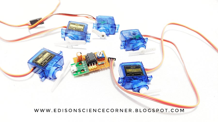 Servo Tester Using Ic 555