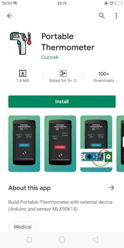 Download Portable Thermometer in playstore