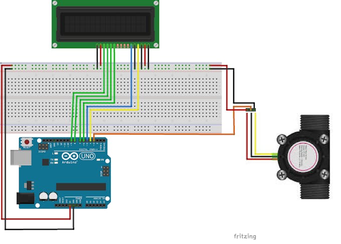 Water flow rate and volume measurement using Arduino in 2020 - Arduino ...
