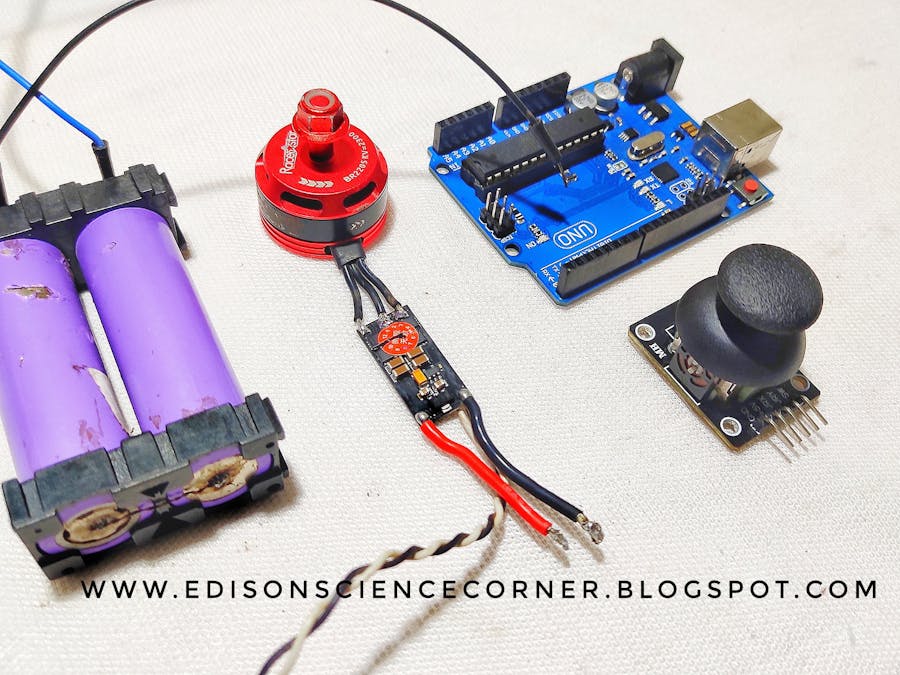 How to Control BLDC Motor With Arduino and Joystick