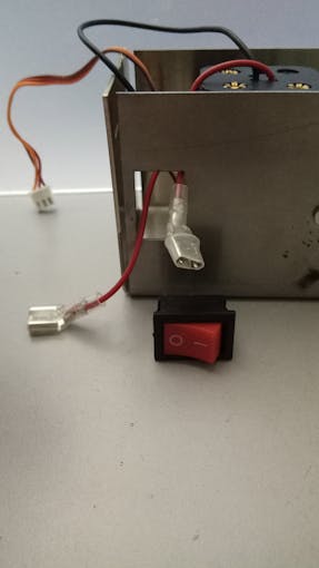 Connect the terminals from the pack to the switch