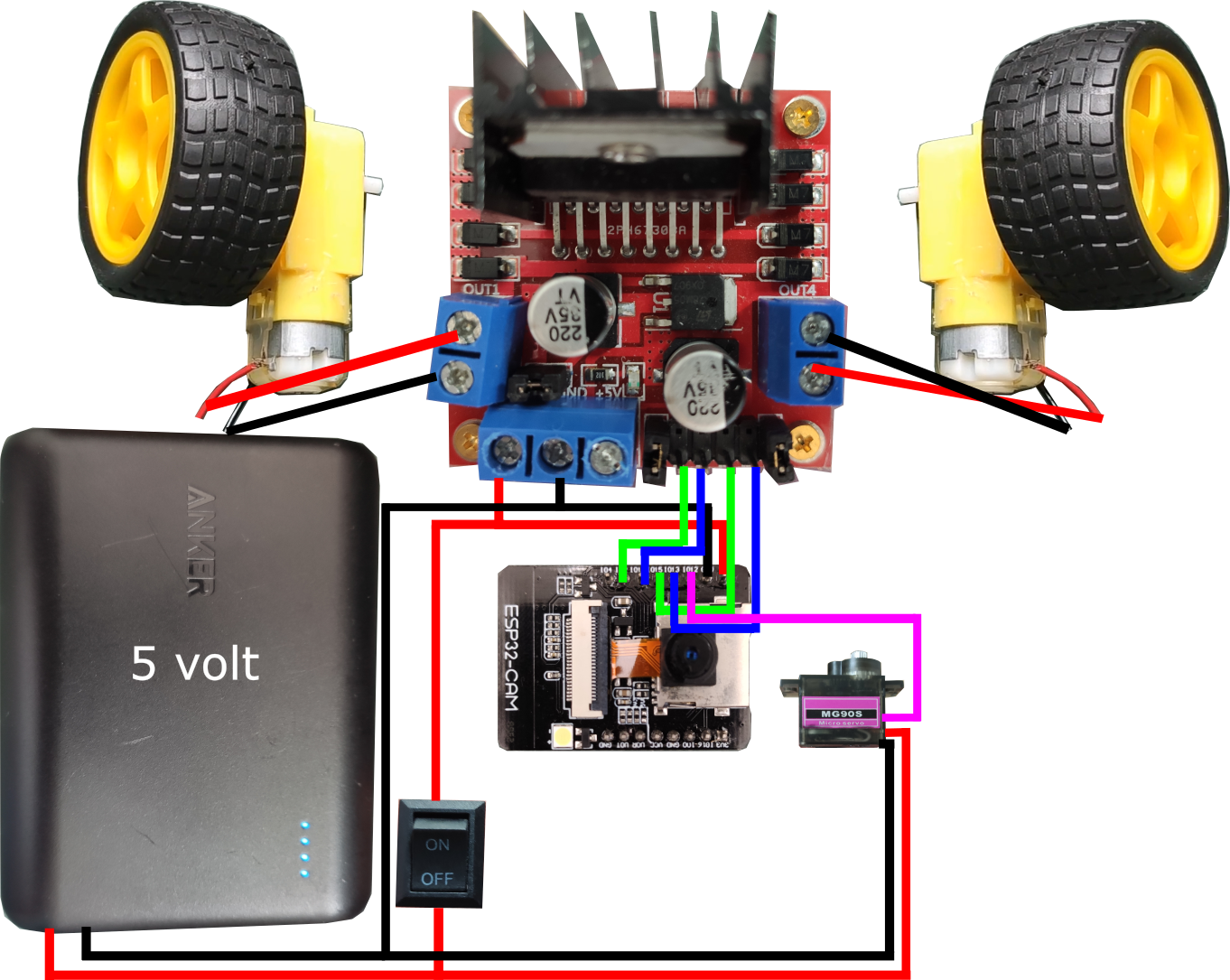 Build an ESP32CAM Robot Car