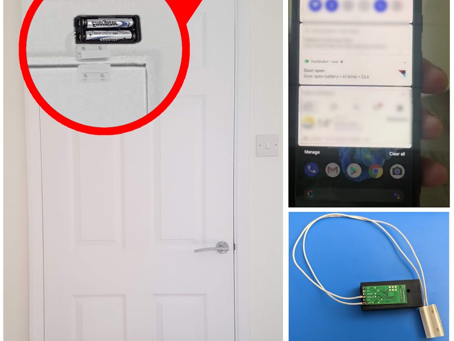 IOT Door sensor - Wi-Fi based, powered on 2xAAA batteries