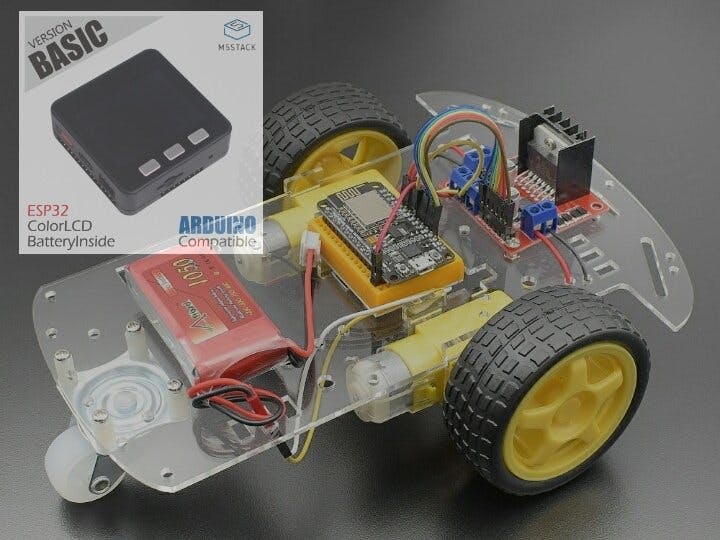 M5Stack ROBOT with NodeMCU and MPU6050