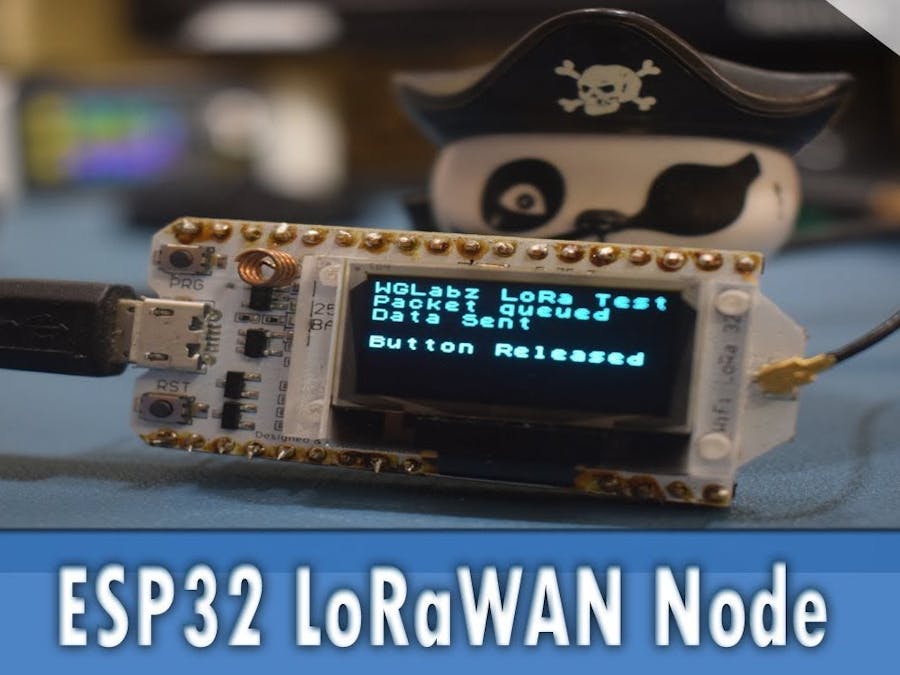 ESP32 LoRaWAN node with Arduino