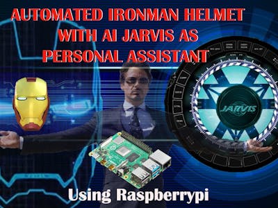 Automated Iron man Helmet with AI Jarvis using Raspberry PI