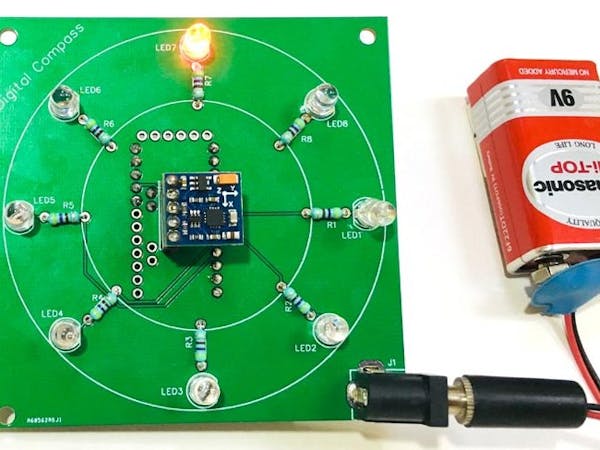 Arduino Compass GY-273 HMC5883L x & Z Northern Circuit Sensor Orientation Pic 
