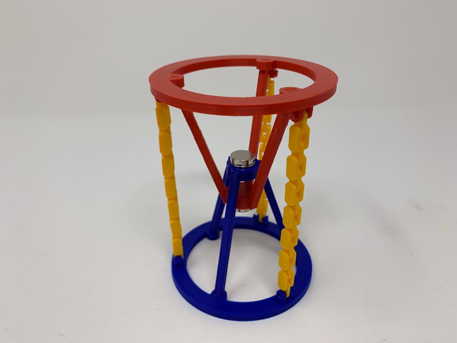 3D Printed Magnetic Tensegrity Model