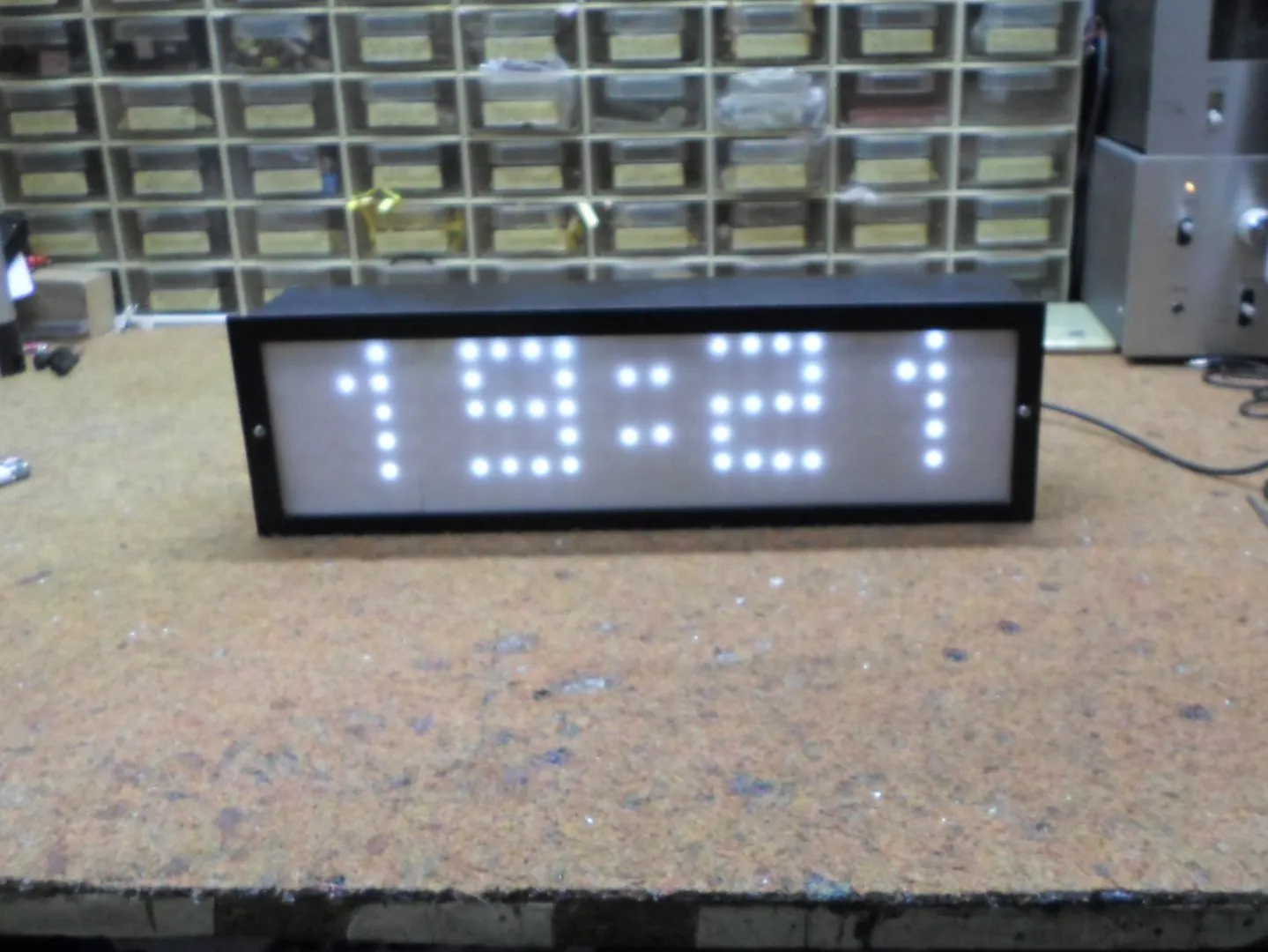 Big LED Matrix Clock - Hackster.io