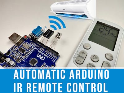 Automatic Arduino based IR Remote Control Temperature Driven