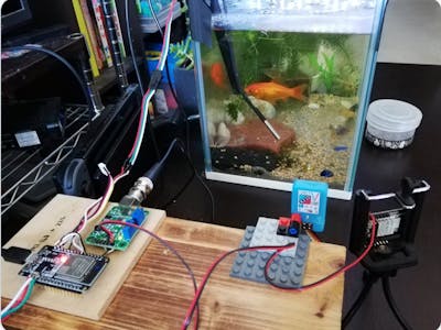 Goldfish status test in M5Stack UnitV