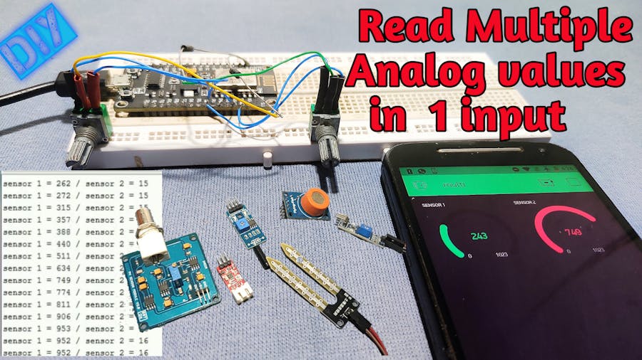 How to Read Multiple Analog Values Using One Analog Pin