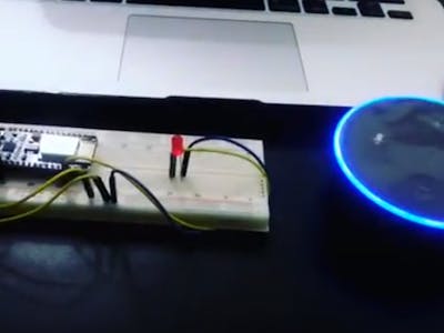 Remote LED control using Alexa & NodeMCU