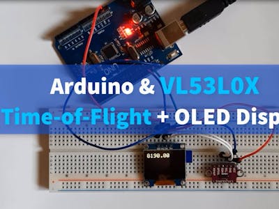 Arduino and VL53L0X Time-of-Flight + OLED Display Tutorial