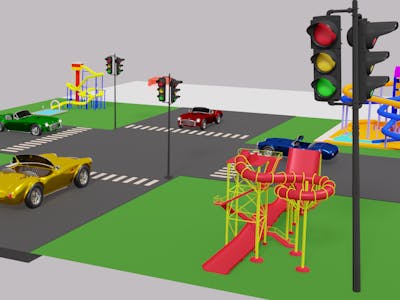 Traffic Signal Light Simulator