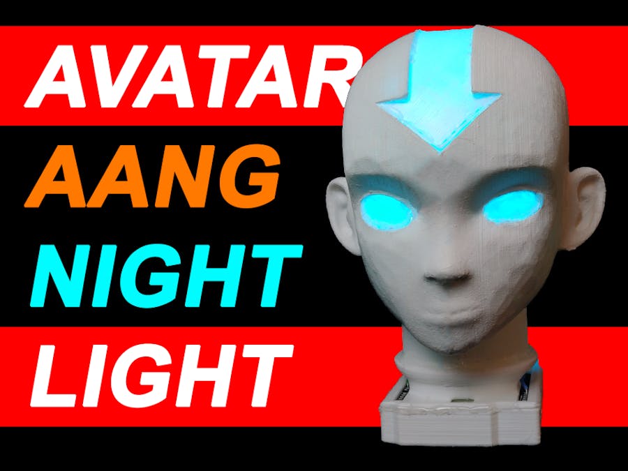 RGB LED Avatar Aang Night Light