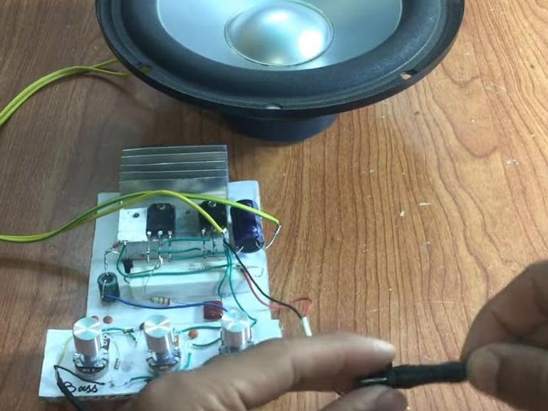 Heavy Bass Powerful Amplifier With D718