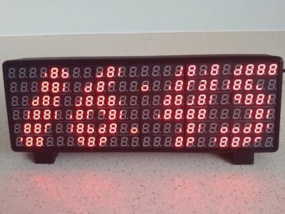 7-Segment Array Clock