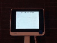 Grove Analog Microphone displaying on Wio Terminal