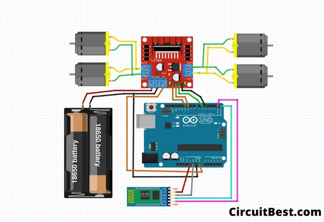 arduino bluetooth car with camera