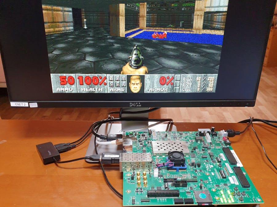 DOOM with Hardware Accelerators on FPGA (open-source)