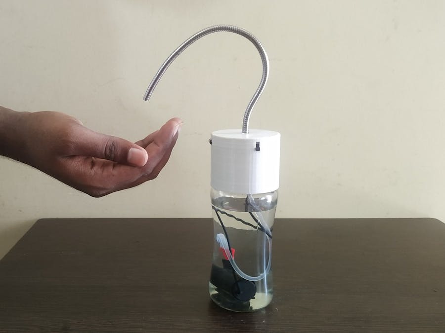 Automatic Hand Sanitizer Dispenser (No Arduino) - Arduino Project Hub