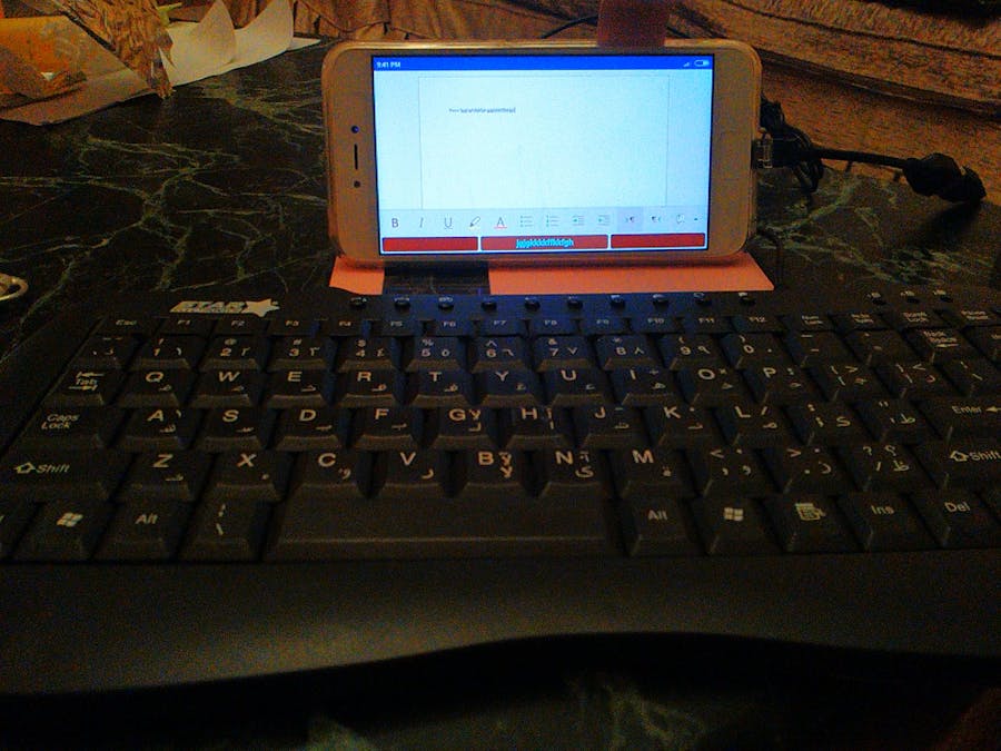 Connect Android Smartphone to USB Keyboard