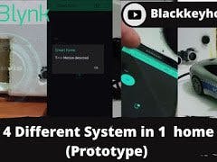 4 different system in one home (prototype)