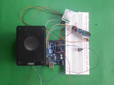 Welcome Audio by using PIR sensor