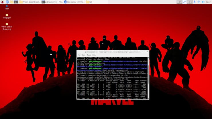Screenshot - Classification Example Inference